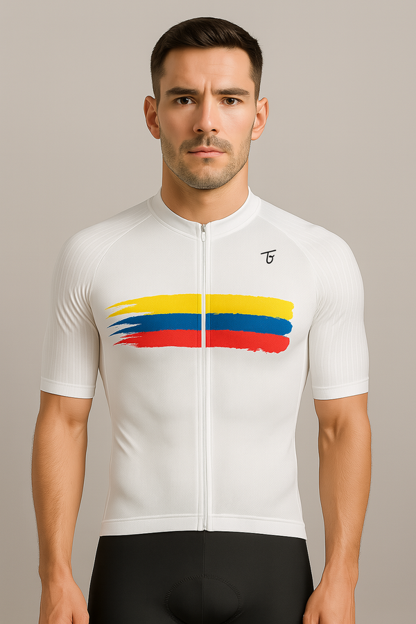 Jersey Ciclismo Hombre Pinceladas Colombia