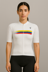 Jersey Ciclismo Mujer Pinceladas Colombia