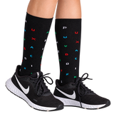 Media Ciclismo con Compresion Completa Negra ABC