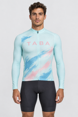 Jersey de Ciclismo Manga Larga Hombre Paisaje Vivo
