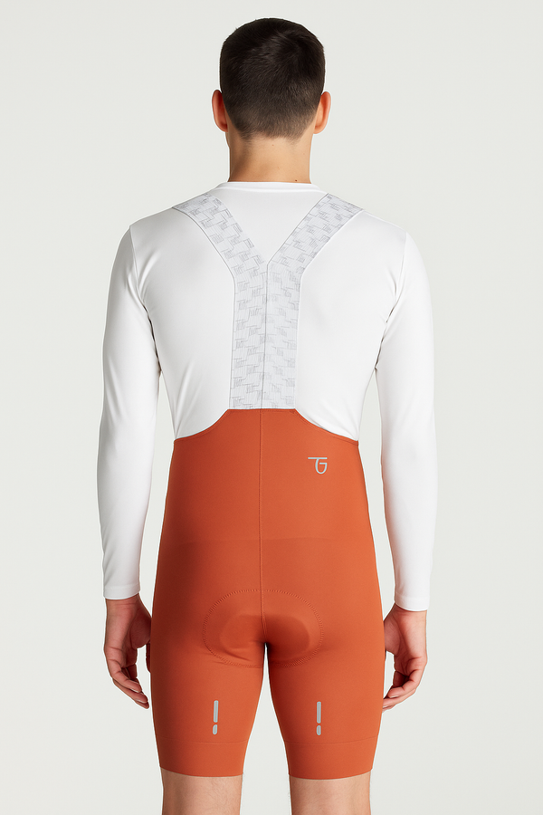 Pantaloneta Ciclismo Road Terracota Hombre