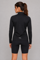 Chaqueta de Ciclismo Mujer Afelpada Negra