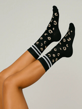 Media Ciclismo Negro Arabescos Kaki