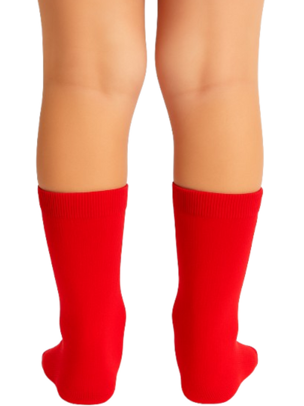 Media Clasica 5" Niño Rojo