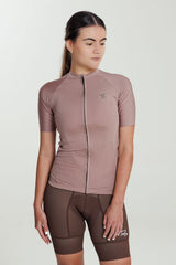 Jersey Ciclismo Mujer Route 2.0 Cocoa