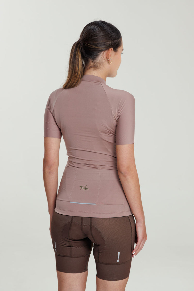 Jersey Ciclismo Mujer Route 2.0 Cocoa