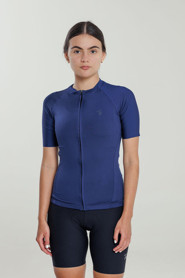 Jersey Ciclismo Mujer Route 2.0  Deep Blue