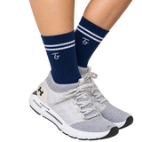 Media para Running y Gym Azul oscuro