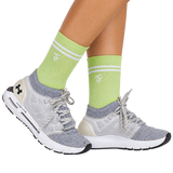 Media para Running y Gym Verde pistacho
