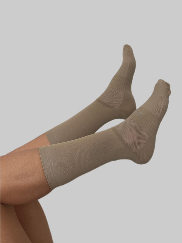 Media Ciclismo Reflectivo Kaki Olas Doradas