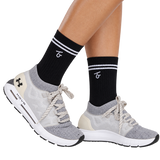 Media para Running y Gym Negro