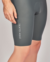 Pantaloneta Ciclismo Gris ELITE Seamless Hombre RLZ
