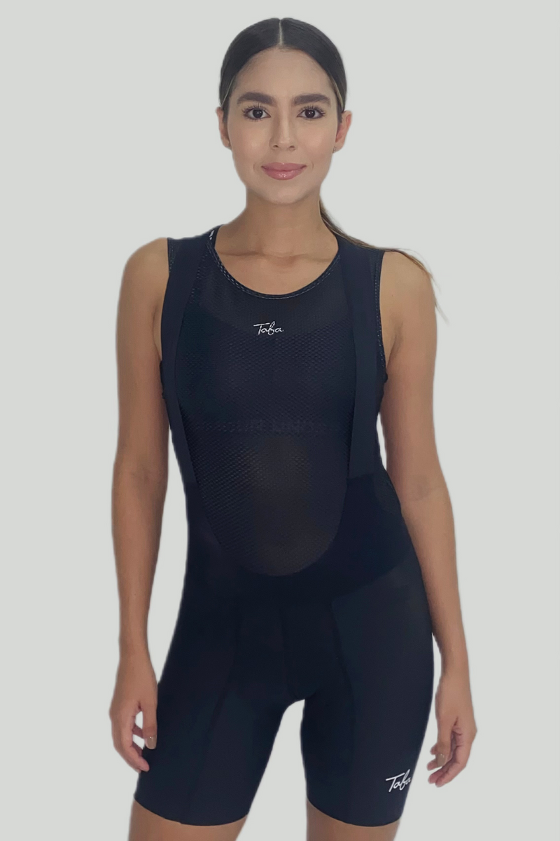 Pantaloneta Ciclismo iL Migliori Seamless Negra Mujer