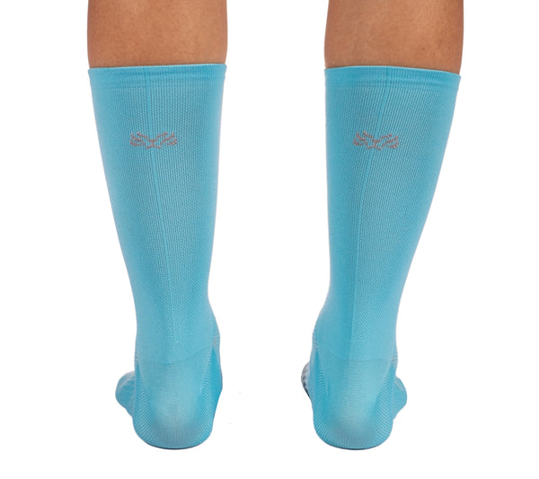 Media 7" Ciclismo Clasica Azul Claro