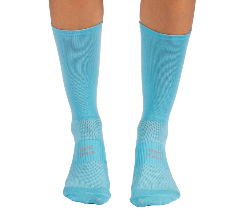 Media 7" Ciclismo Clasica Azul Claro