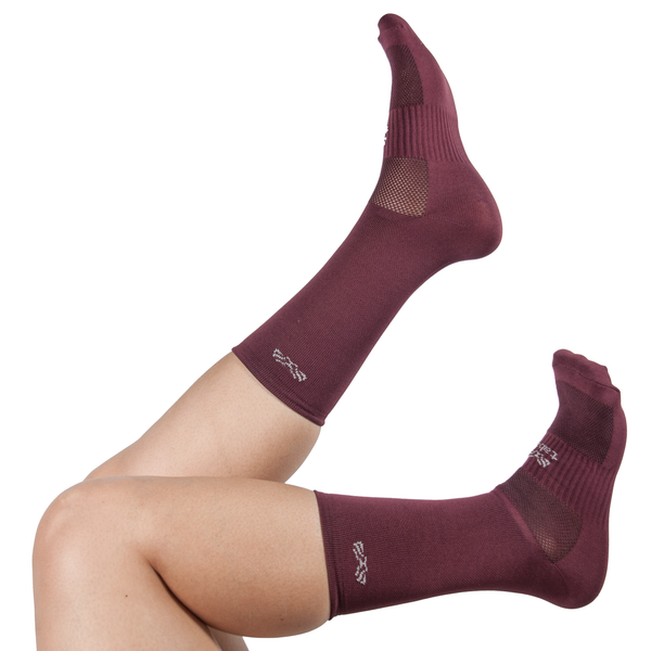 Media Ciclismo Clasica Vinotinto 6"