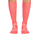 Media Ciclismo con Compresion Completa Coral