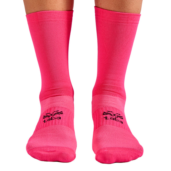 Media Ciclismo Clasica Fucsia 7"