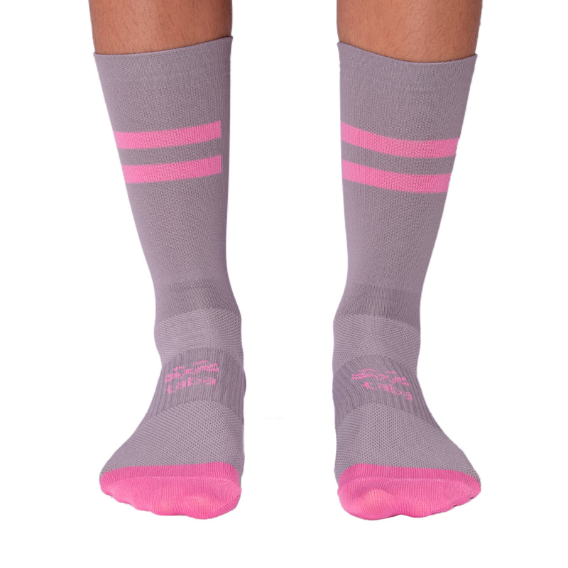 Media Ciclismo Igual Gris Rosado LRC