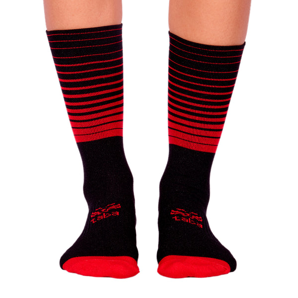 Media Ciclismo Escala Negro Rojo