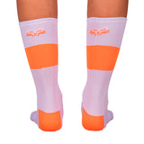 Media Ciclismo Franja Blanco Naranja