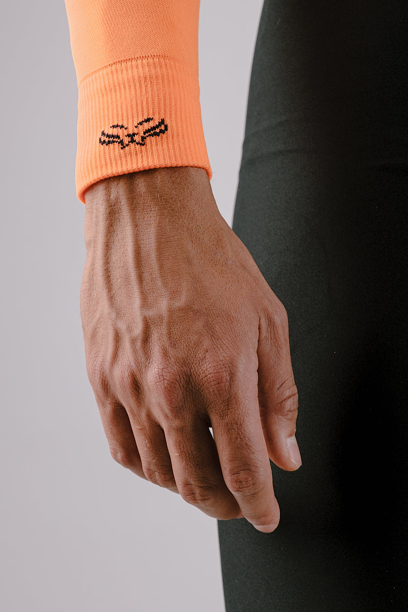 Manga Ciclismo Microfibra Naranja