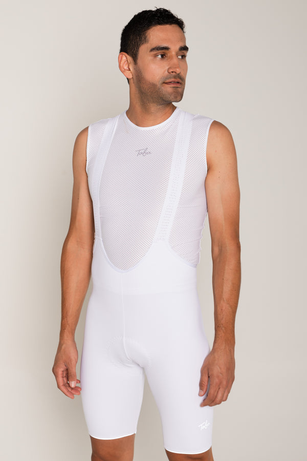 Pantaloneta Ciclismo TOP Blanco Hombre