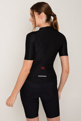 Jersey Ciclismo Mujer Route Negro