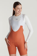 Pantaloneta Ciclismo Road Terracota Mujer