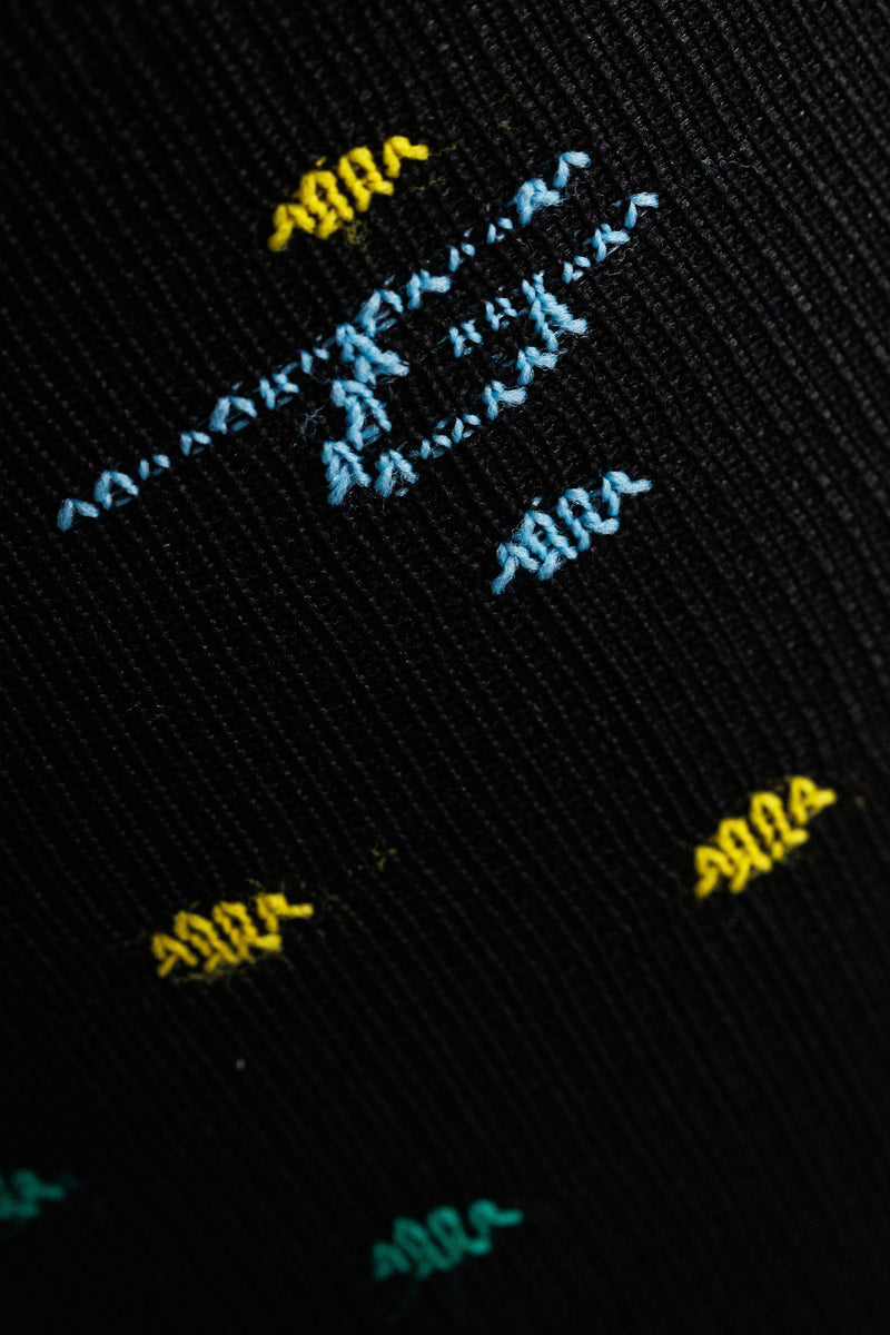 Media Ciclismo con Compresion Pantorrillera Negra Chips