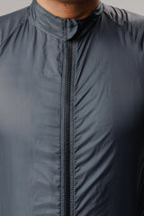 Chaqueta Ciclismo Hombre Cortaviento Gris