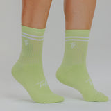 Media para Running y GYM 4" Verde Pistacho