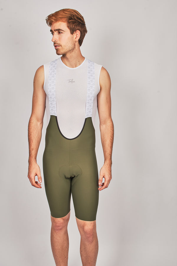 Pantaloneta Ciclismo Olive ELITE Seamless Hombre RLZ