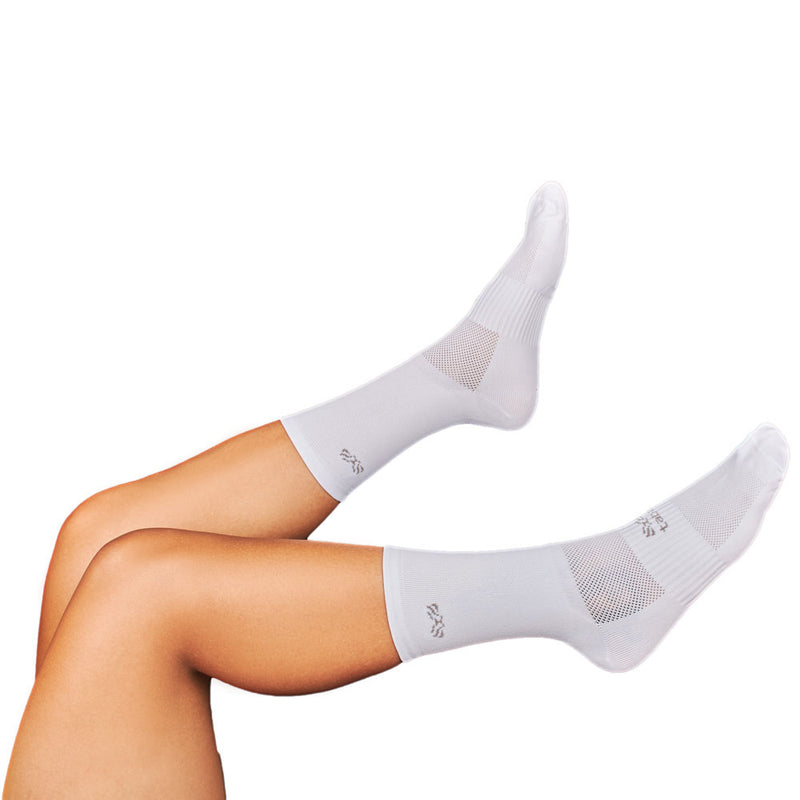 Media 6" Ciclismo Clasica Blanco