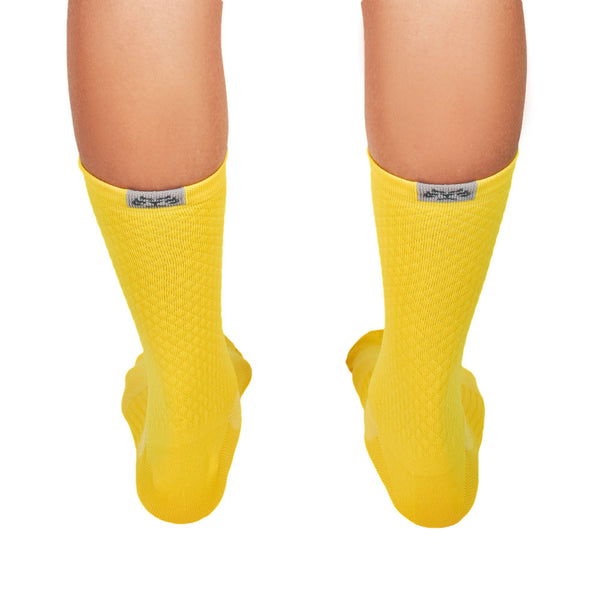 Media Ciclismo Rombito Amarillo 7"