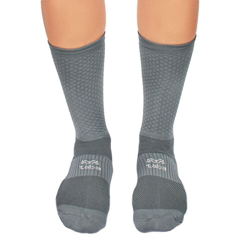 Media Ciclismo Rombito Gris Oscuro 7"