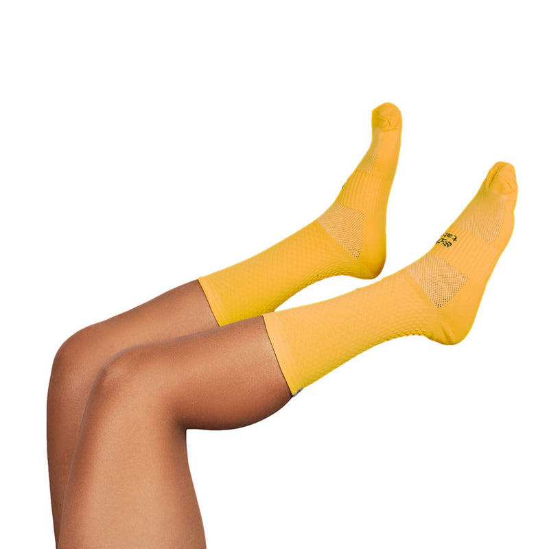 Media Ciclismo Rombito Amarillo 7"