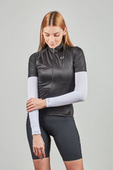 Manga Ciclismo Microfibra Blanca