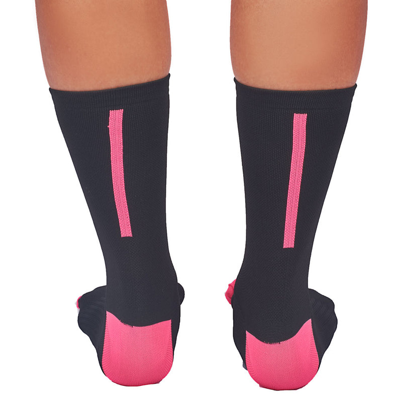 Media Ciclismo Columna Negro Fucsia