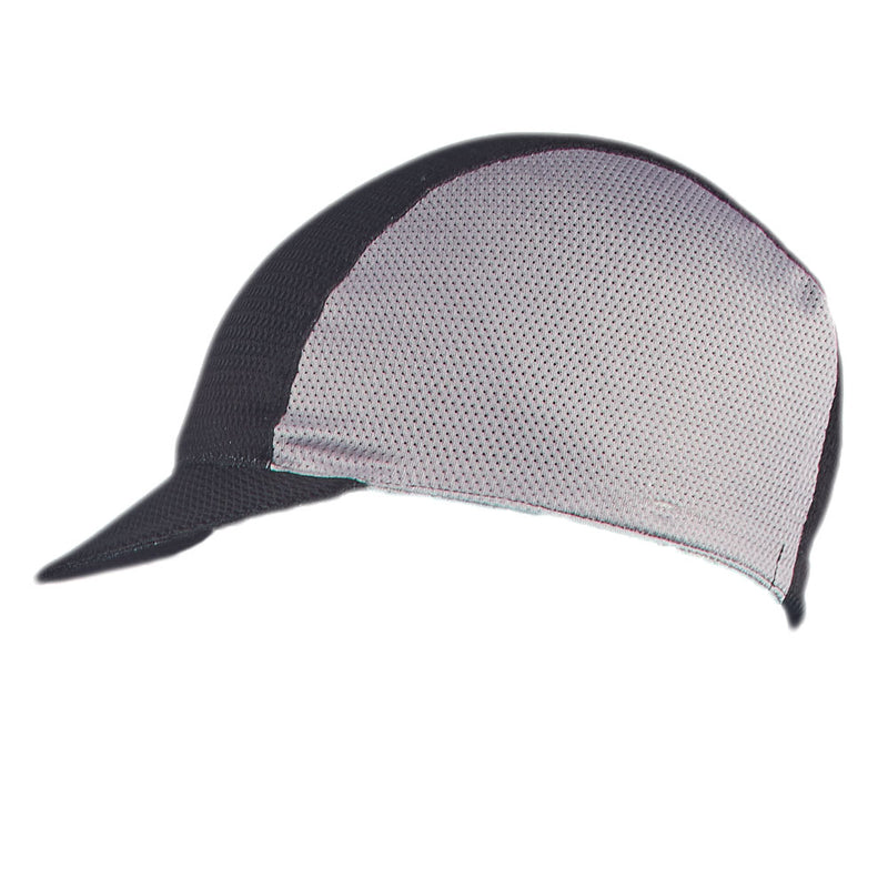 Gorra Ciclismo Malla Negro Blanco